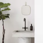 Lustro w antycznej ramie 28/26 cm Meraki - 2