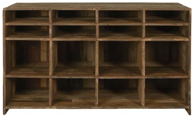 Unikalna lada drewniana 60x90x153 cm Ib Laursen