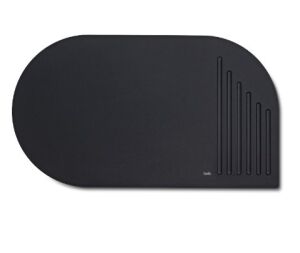 KELA-Deska do serwowania 42x24cm czarna Nobel