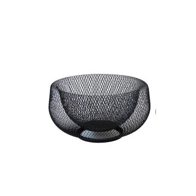 KELA-Kosz stalowy na owoce 22,5cm czarny Marlo