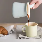 Tygielek do parzenia kawy po turecku turkusowy Riess - 2