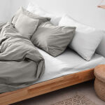 Prześcieradło flanela BIAŁY/180x210 - 2