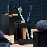 KELA-Ogranizer na szczoteczki czarny-dąb Cube - 6