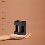 KELA-Ogranizer na szczoteczki czarny-dąb Cube - 7