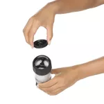 OXO-Młynek do soli stalowy, czarny, Good Grips - 6
