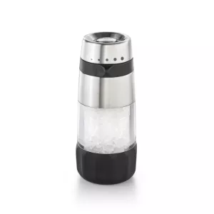 OXO-Młynek do soli stalowy, czarny, Good Grips
