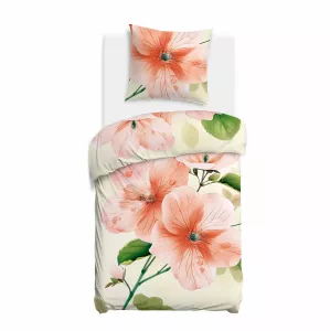 Pościel satyna bawełniana 12422/140x200+1posz.70x80 SATYNLOVE PREMIUM