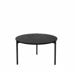 Savoye Coffee Table 60 cm Diam. Ceramic Black - 2