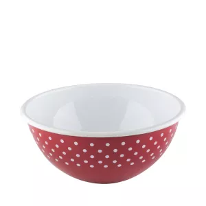 Miska emaliowana Riess Polka Dot 26 cm 4,0L – Klasyka i funkcjonalność
