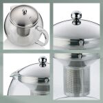 KELA-Dzbanek/zaparzacz do herbaty 1,2l szkło Cylon - 3