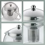 KELA-Dzbanek/zaparzacz do herbaty 1,2l szkło Cylon - 3