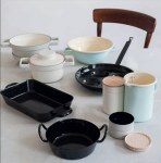 Patelnia głęboka ceramiczna czarna 30 cm Riess CLASSIC Schwarzemaille - 2