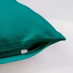 Poszewka satyna bawełna ciemny turkus 042/40x40. - 5