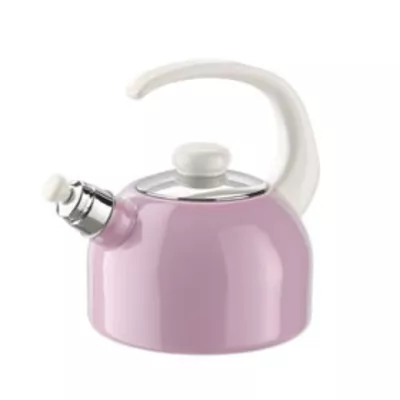 Czajnik emaliowany 2l pastelowy różowy Riess Pastell