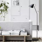 Lampa podłogowa 130x20 cm czarna HDClub House Doctor - 2