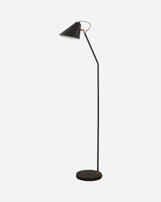 Lampa podłogowa 130x20 cm czarna HDClub House Doctor