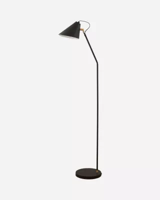 Lampa podłogowa 130x20 cm czarna HDClub House Doctor