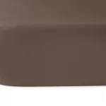 Prześcieradło satyna bawełniana sepia 043/160x220 - 2