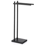 KELA-Stojak na ręczniki podwójny czarny Devin - 2