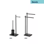 KELA-Stojak na ręczniki podwójny czarny Devin - 7