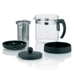 KELA-Dzbanek zaparzacz do herbaty0,7l.czarny Auron - 3