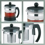 KELA-Dzbanek zaparzacz do herbaty0,7l.czarny Auron - 6