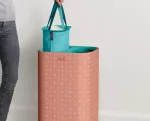 JJ-Kosz podwójny na pranie 60l. Tota, koral - 10