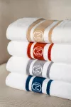 OM-Ręcznik do rąk Monogram Linea 50x100cm b.beżowy - 7
