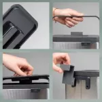 KELA-Pojemnik na odpady organiczne srebrny Plata - 3