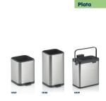 KELA-Pojemnik na odpady organiczne srebrny Plata - 6