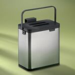 KELA-Pojemnik na odpady organiczne srebrny Plata - 8