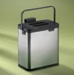 KELA-Pojemnik na odpady organiczne srebrny Plata - 8