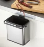 KELA-Pojemnik na odpady organiczne srebrny Plata - 9