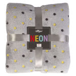 Koc NEON/popiel/200x220 (promocja) - 2