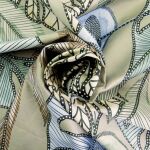 Pościel satyna bawełniana(P) GRETA GREEN/220x200 LUXURY PREMIUM - 5