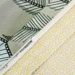 Pościel satyna bawełniana(P) GRETA GREEN/220x200 LUXURY PREMIUM (promocja) - 4