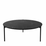 Savoye Coffee Table 90 cm Diam. Ceramic Black - 2