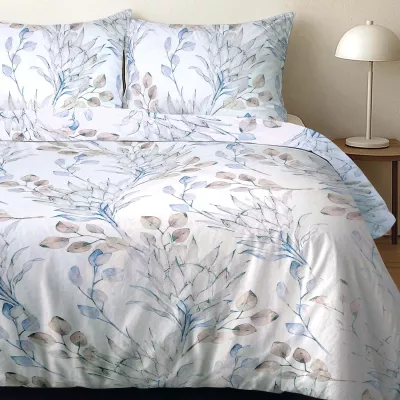 Pościel satyna bawełniana 1555/1/140x200+1posz.70x80 SATYNLOVE