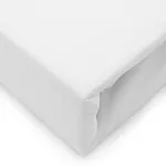 Prześcieradło jersey elastan z gumką WHITE/BIAŁY/140x200x30 - 3