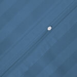 Poszewka satyna bambusowo-bawełniana STRIPE CORNFLOWER/40x40 - 3