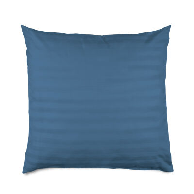Poszewka satyna bambusowo-bawełniana STRIPE CORNFLOWER/40x40
