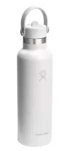 HF-Butelka term. 21oz Standard Flex Straw White