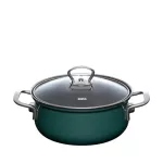 Garnek emaliowany PREMIUM od RIESS Kasserolle mit Glasdeckel Ø 20cm, 0657-007. Sprawdź więcej na www.kapps-store.pl, polski dystrybutor od 2008 roku. Najwyższa jakość, zdrowe gotowanie! 