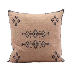 Poszewka dekoracyjna wzorzysta różowa House Doctor