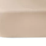 Prześcieradło satyna bawełniana jasny beż 044/160x220 - 2