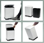 KELA-Kosz na śmieci 12 l biały Davino - 3