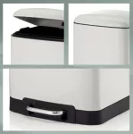 KELA-Kosz na śmieci 12 l biały Davino - 4