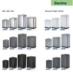 KELA-Kosz na śmieci 12 l biały Davino - 9