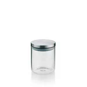 KELA-Pojemnik szklany 0,6 l stal Baker