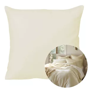 Poszewka satyna bawełna krem 155/40x40.